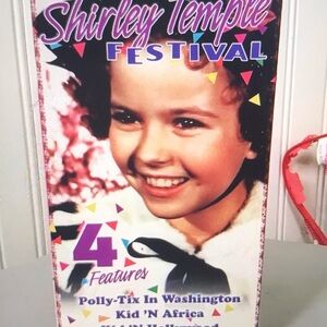 1998 Shirley Temple Festival Home Party Vhs - Pink